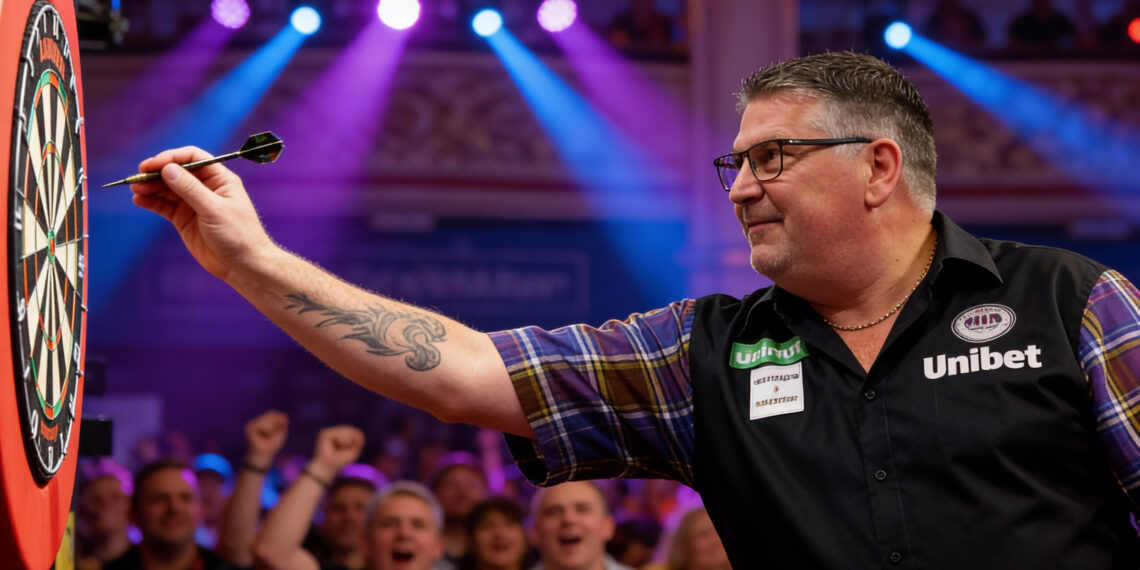 Gary Anderson Darts WM 2026: Viertelfinale nach Sieg über MvG