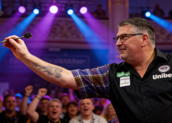 Gary Anderson Darts WM 2026: Viertelfinale nach Sieg über MvG