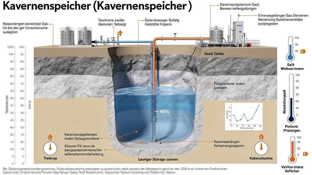 Kritische Situation der deutschen Gasspeicher