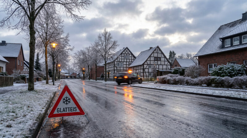 Aktuelle Wetterlage: So entsteht das Glatteis
