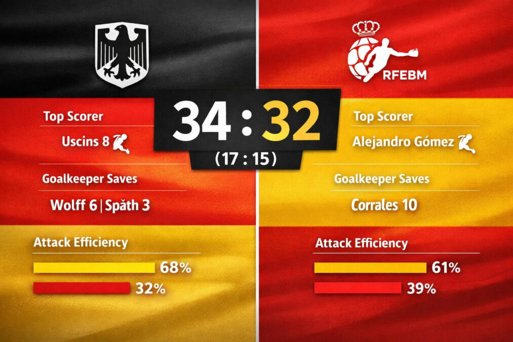 Handball Deutschland Spanien Handball Deutschland Spanien: Der Spielverlauf im Detail