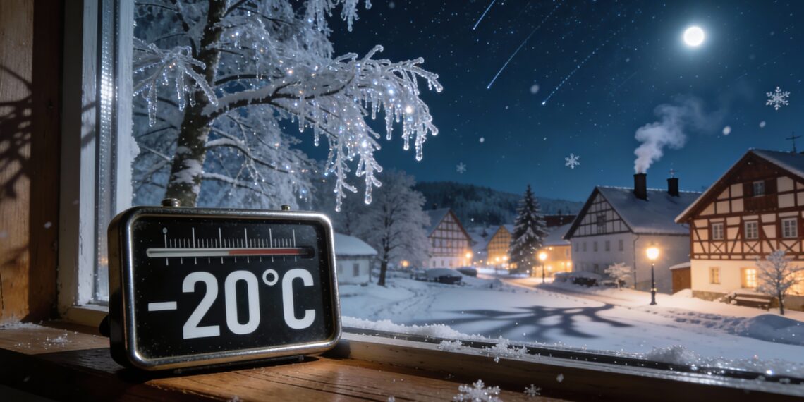 Kälteste Nacht des Winters: Bis minus 20 Grad in Deutschland