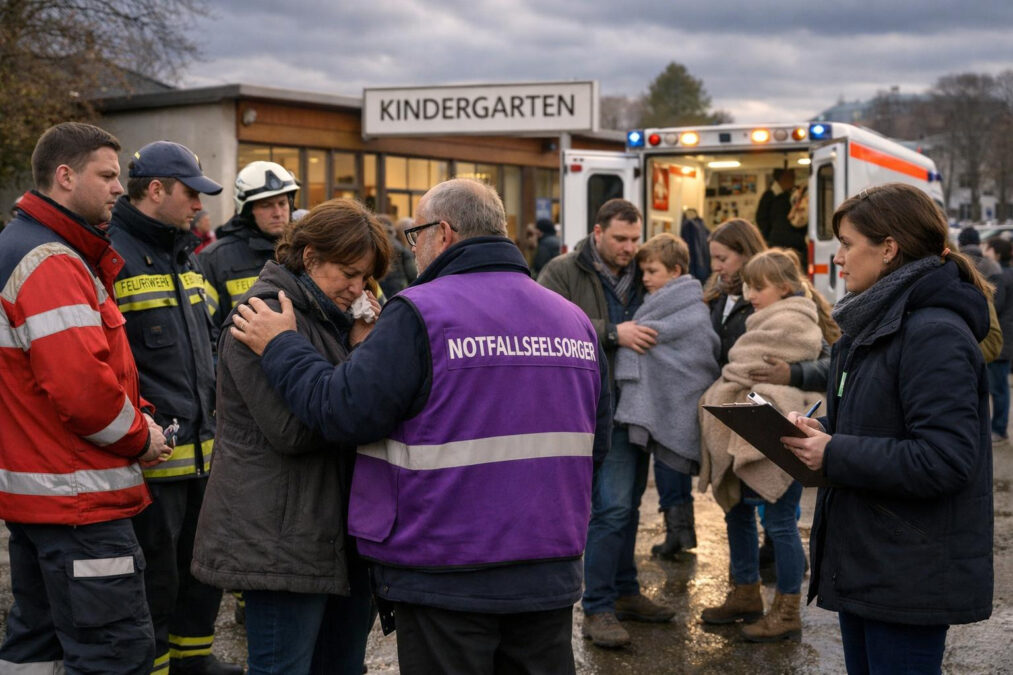 Fünfjähriger von schwerer Tür erschlagen