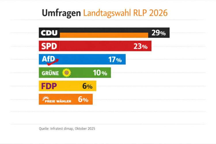 Landtagswahl RLP 2026: Termin, Umfragen & Kandidaten