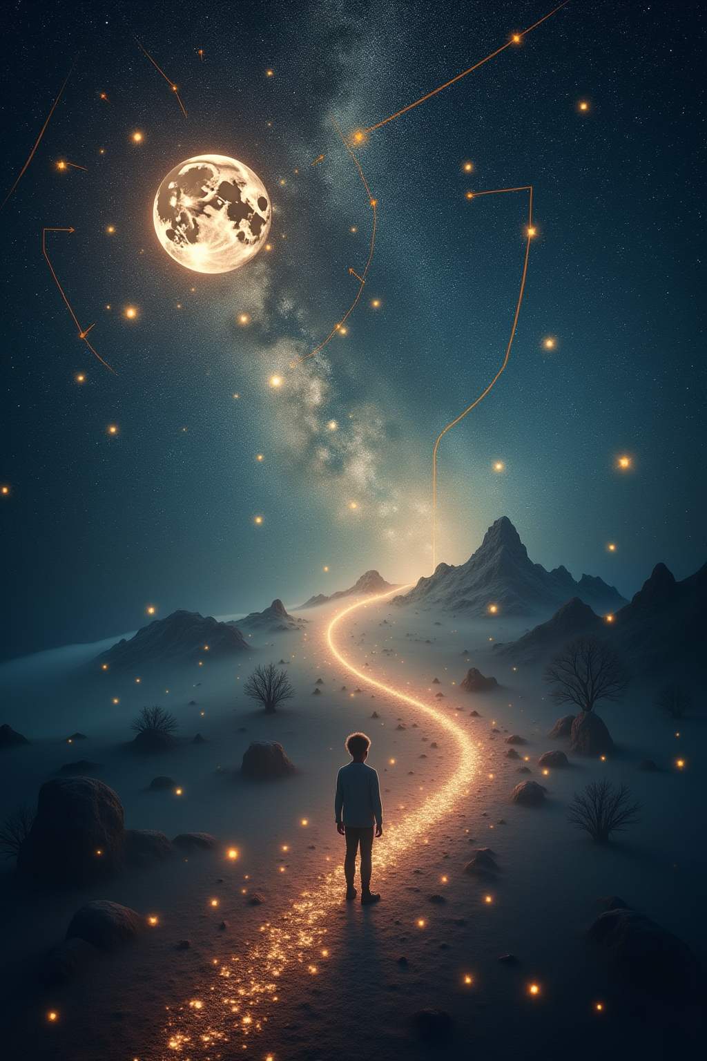 Mondknoten Bedeutung Spirituelle – Symbolbild