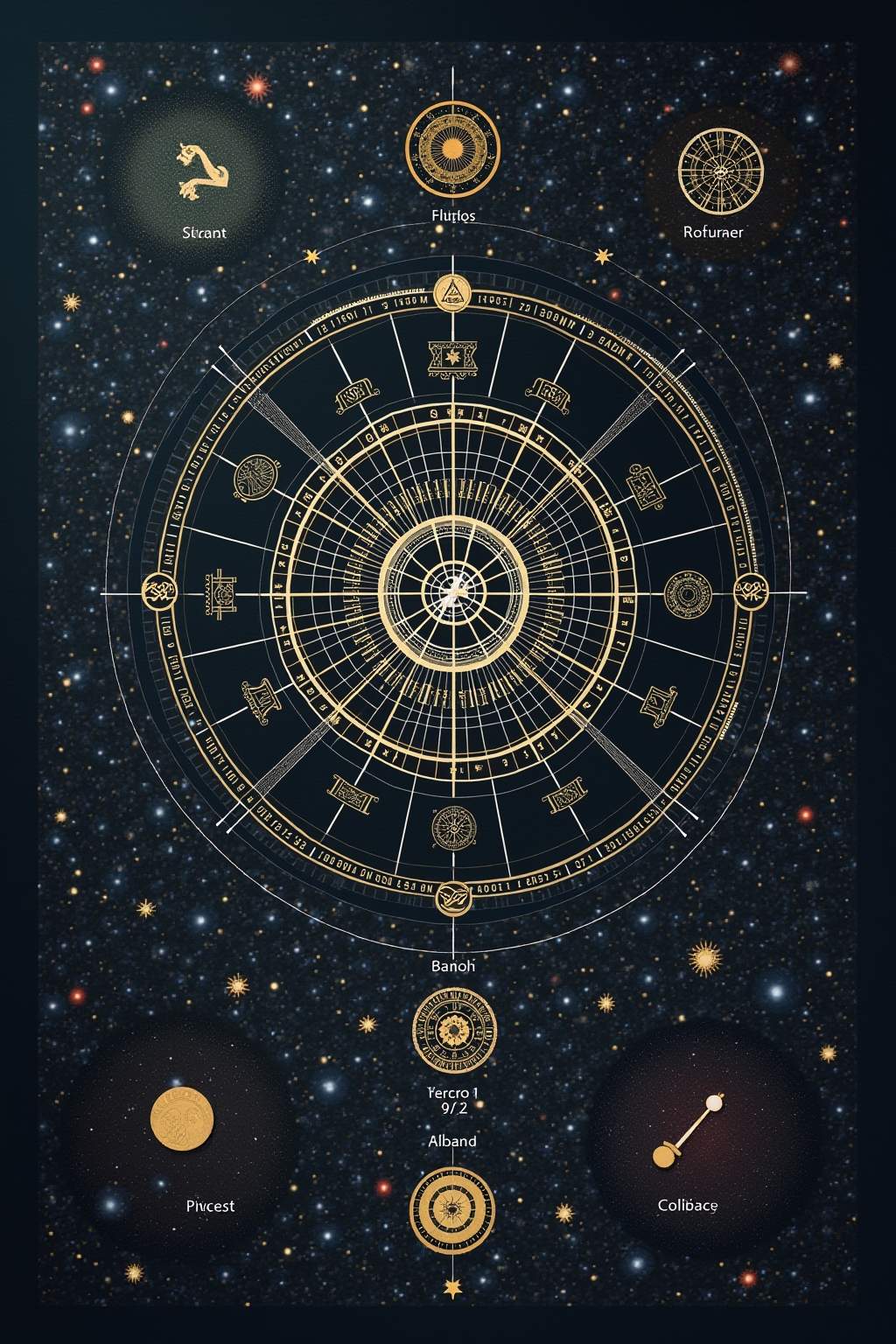 Natal Chart Essentials – Symbolbild