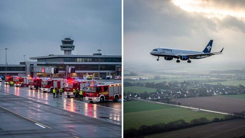 Fünf Minuten nach dem Start: Pilot bricht Steigflug ab