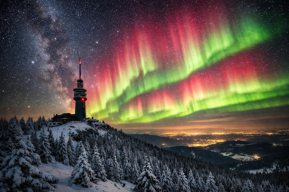 Wo waren die Polarlichter in Baden-Württemberg sichtbar?