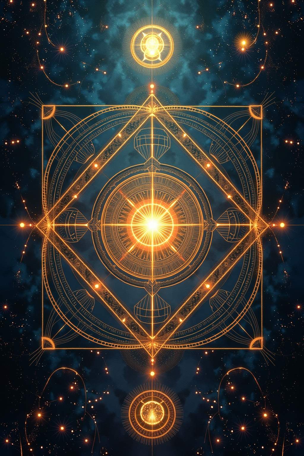 Quadrat Astrologie Aspekte – Symbolbild