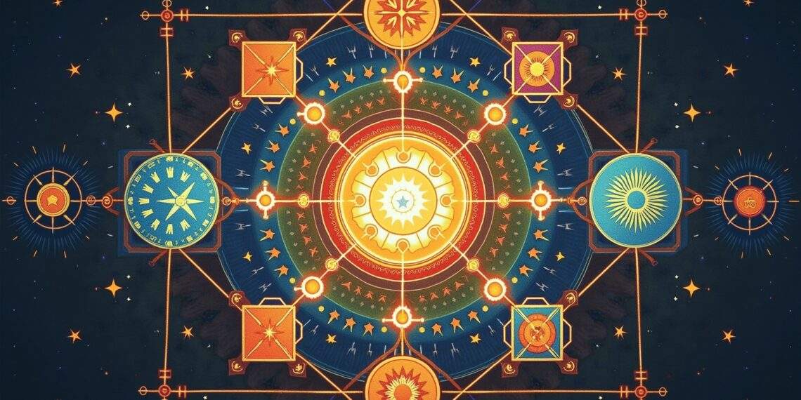 Quadrat Astrologie-Titel