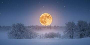 Schneemond Februar 2026: Wann der Vollmond zu sehen ist und warum er so besonders ist