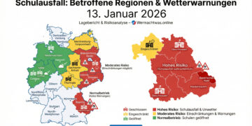 Schulausfall Dienstag 13.01.2026: Glatteis verlagert sich nach Osten – alle Infos
