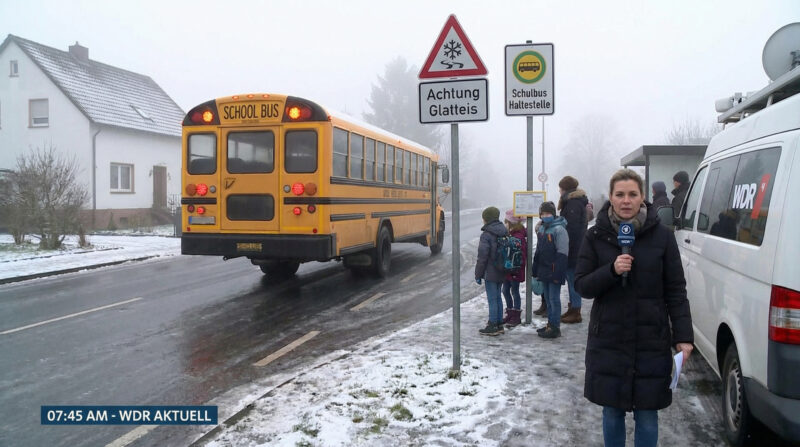 Aktuelle Lage: Glatteis-Unwetter am Montagmorgen erwartet
