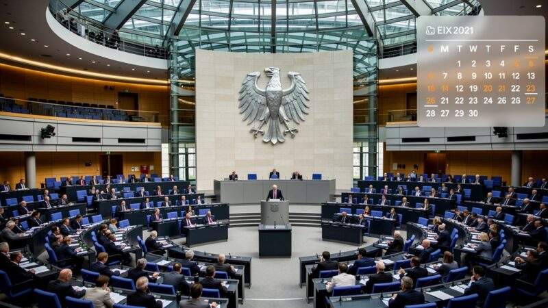Sitzungswochen Bundestag 2026: Alle Termine im Überblick