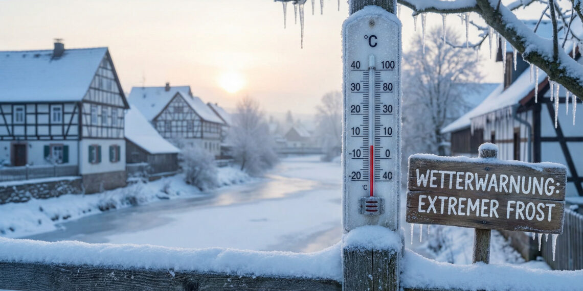 Strenger Frost in Deutschland: DWD warnt vor bis zu minus 20 Grad
