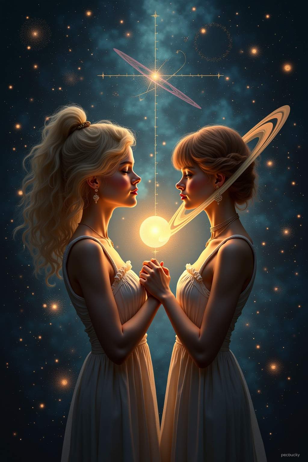 Synastrie Partnerschaft Aspekte – Symbolbild