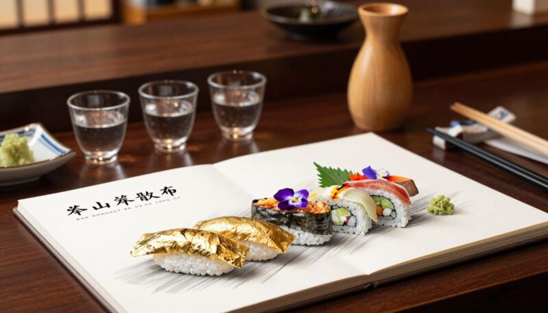 Teuerstes Sushi der Welt: Gold-Sushi & Omakase-Menüs