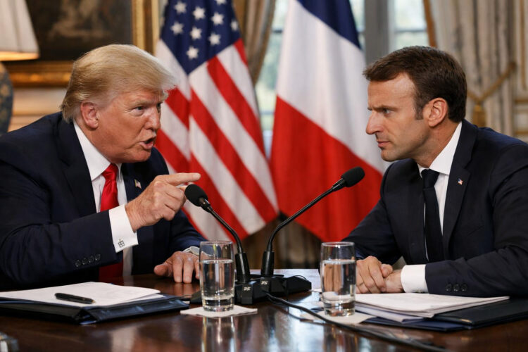 Trump postet Macron SMS: US-Präsident veröffentlicht private Nachricht auf Truth Social