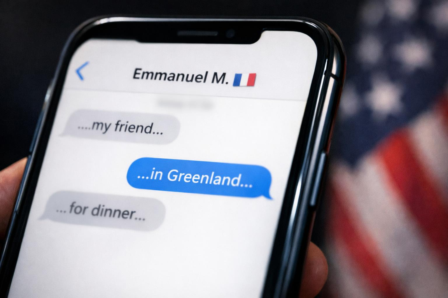 Was steht in der Macron-SMS an Trump?