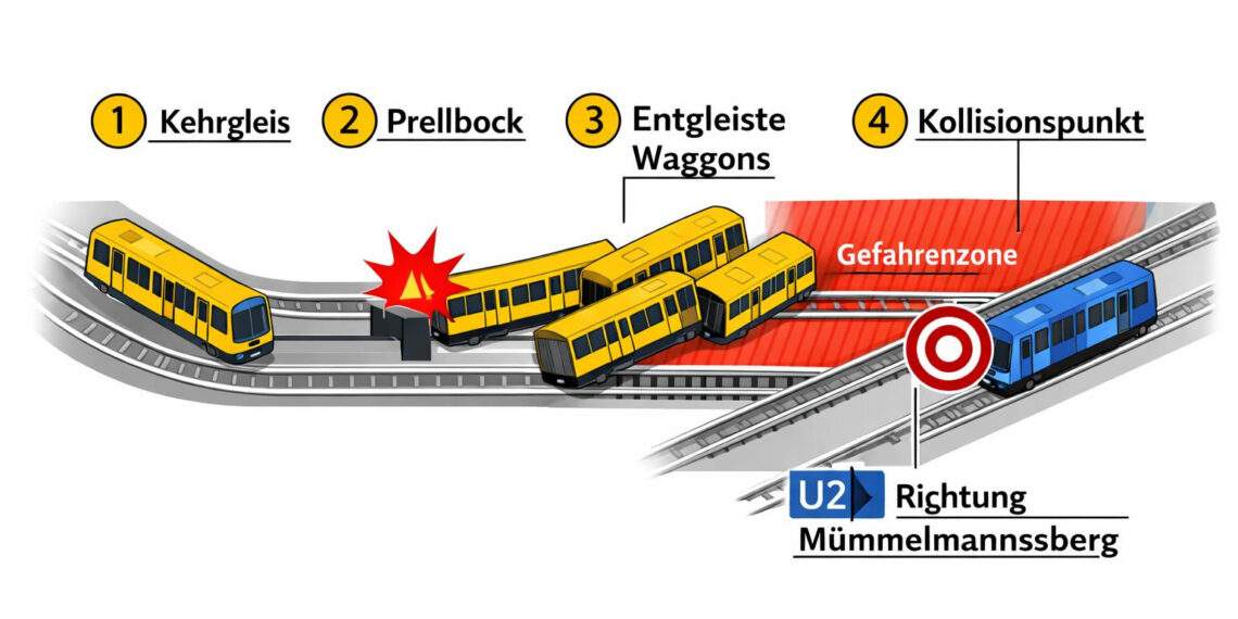 U-Bahn entgleist in Hamburg-Billstedt: 172 Fahrgäste evakuiert