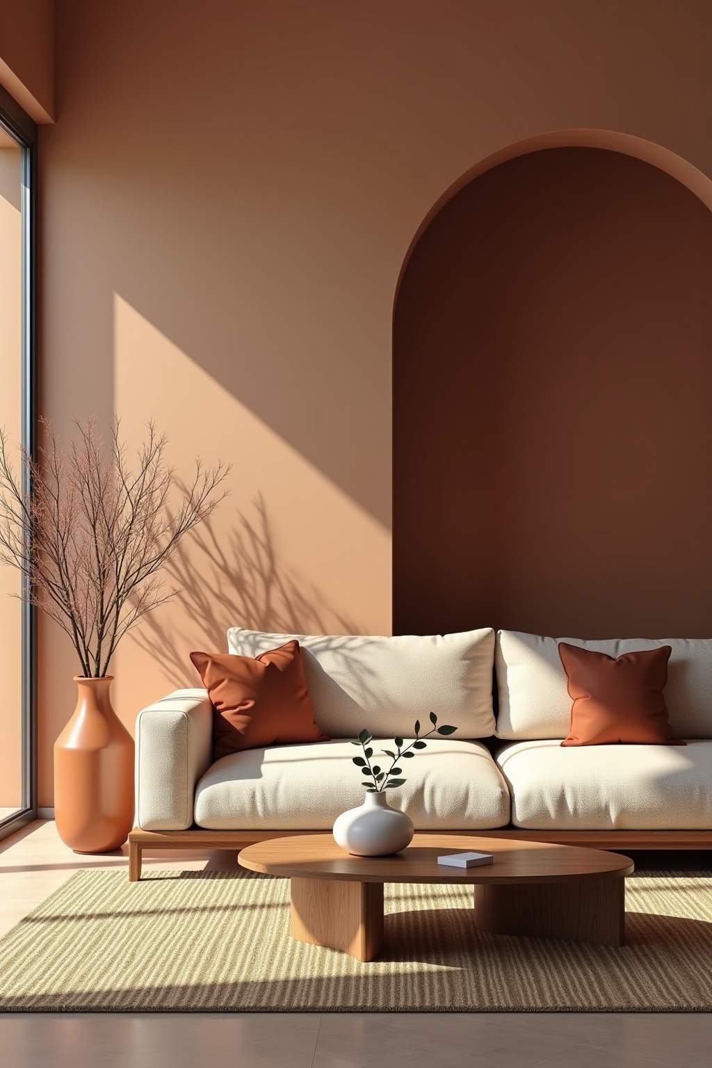 Wohnideen Erdtönen Gemütliche