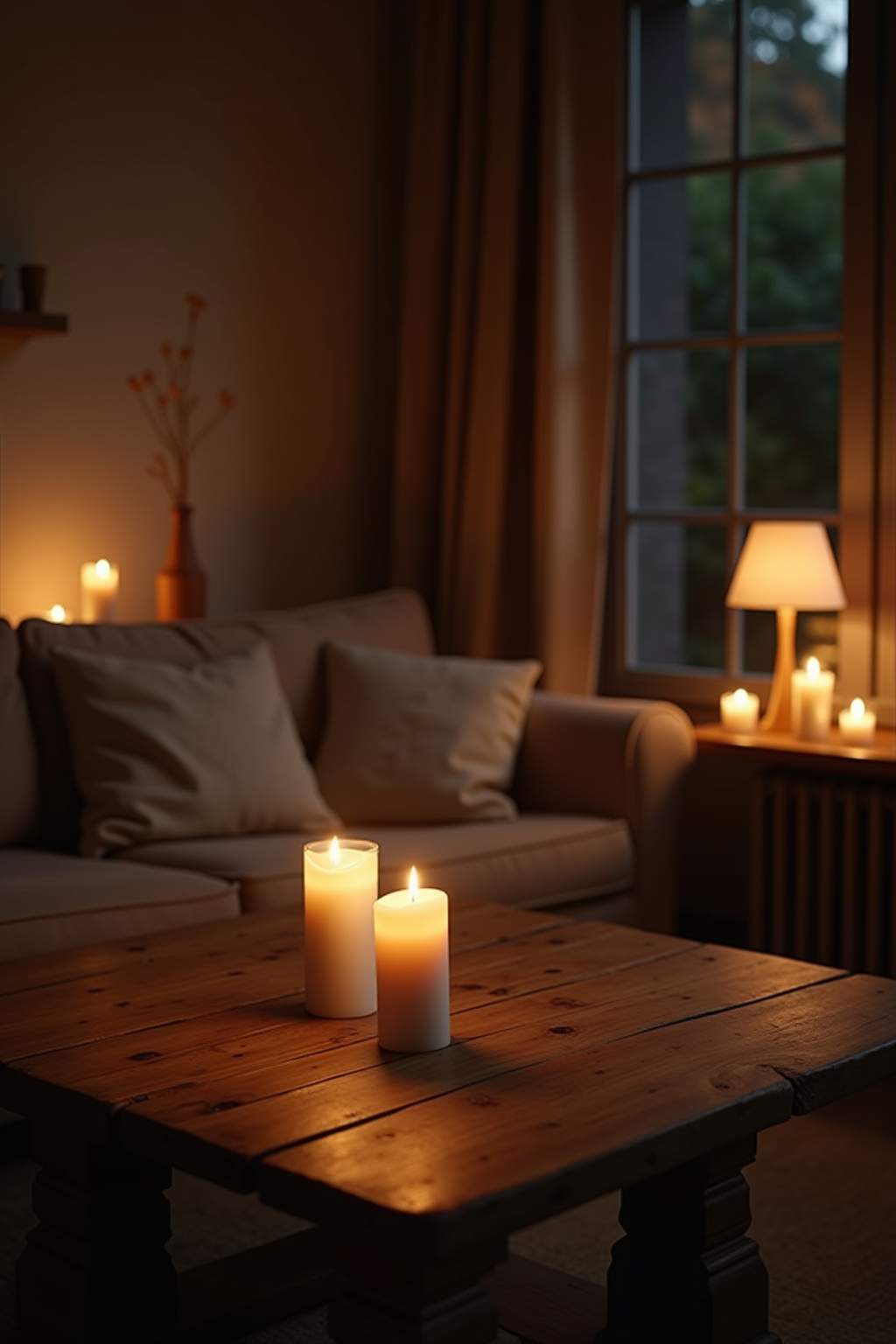Wohnideen Kerzen Gemütliche