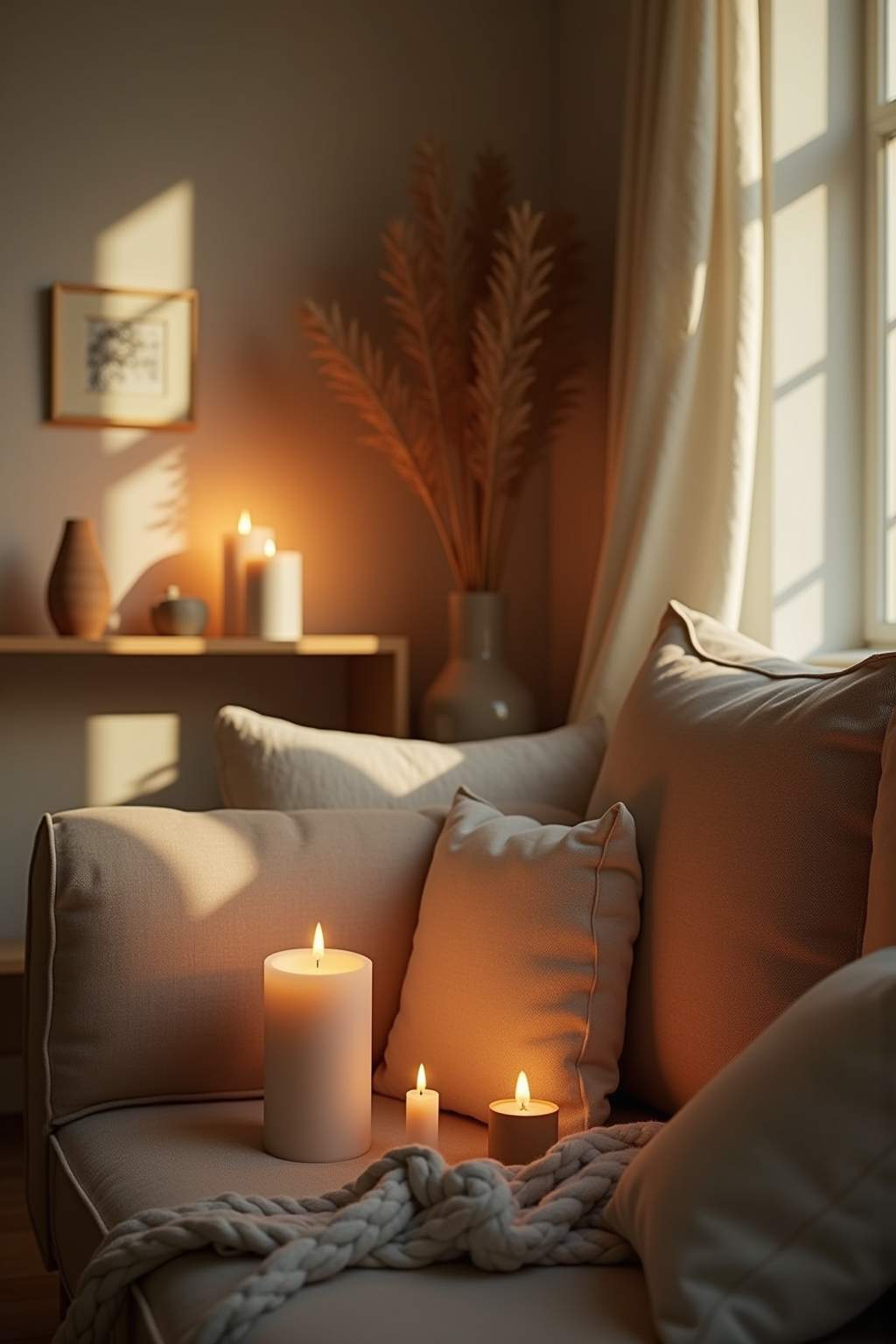 Wohnideen Kerzen Gemütliche