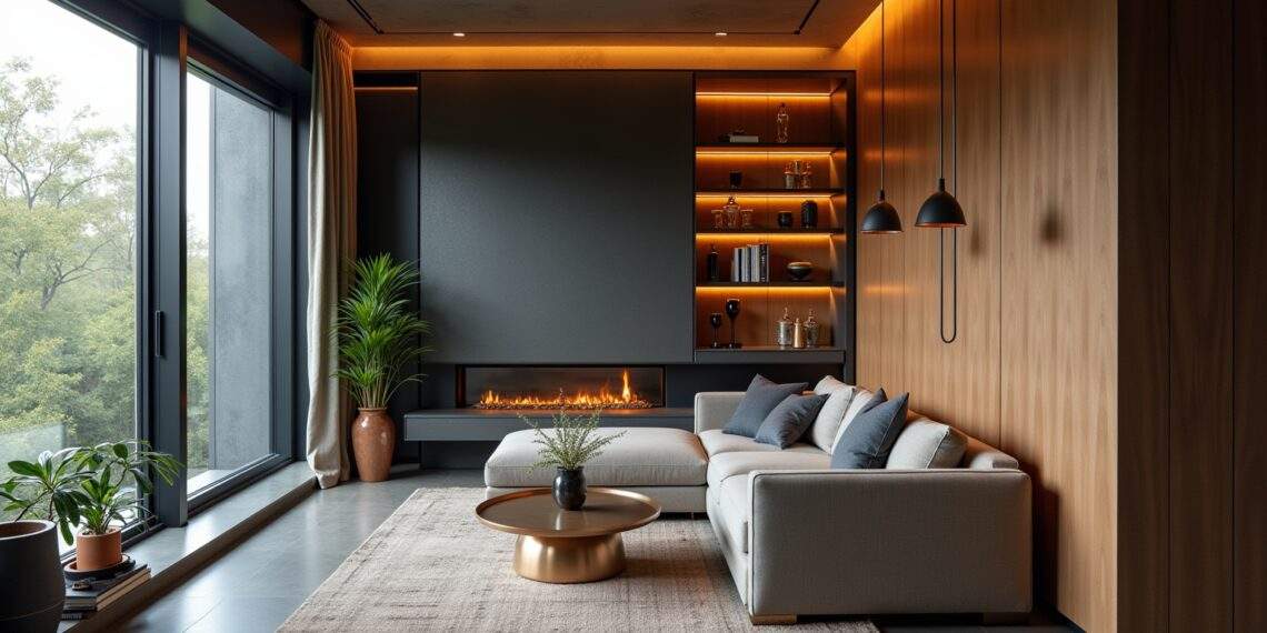 Wohnideen Metall-Titel