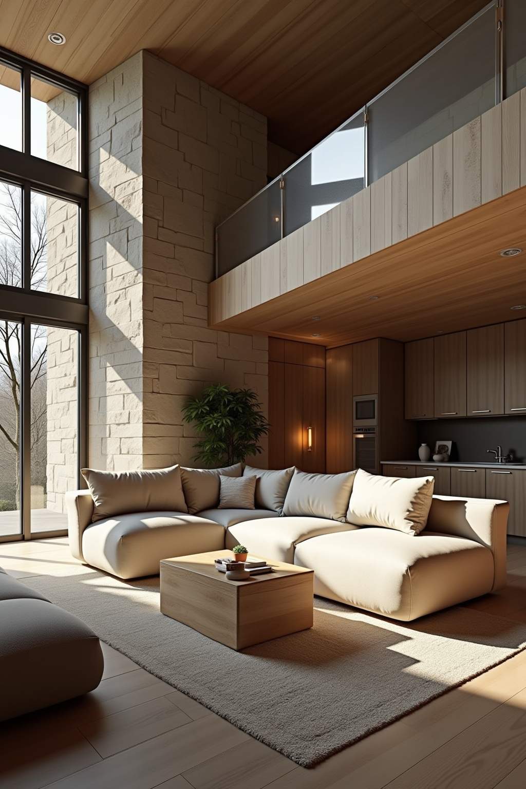 Wohnideen Stein Modernes