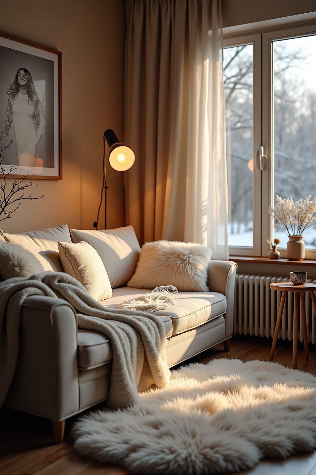 Wohnideen Teppichen Gemütliches – Symbolbild