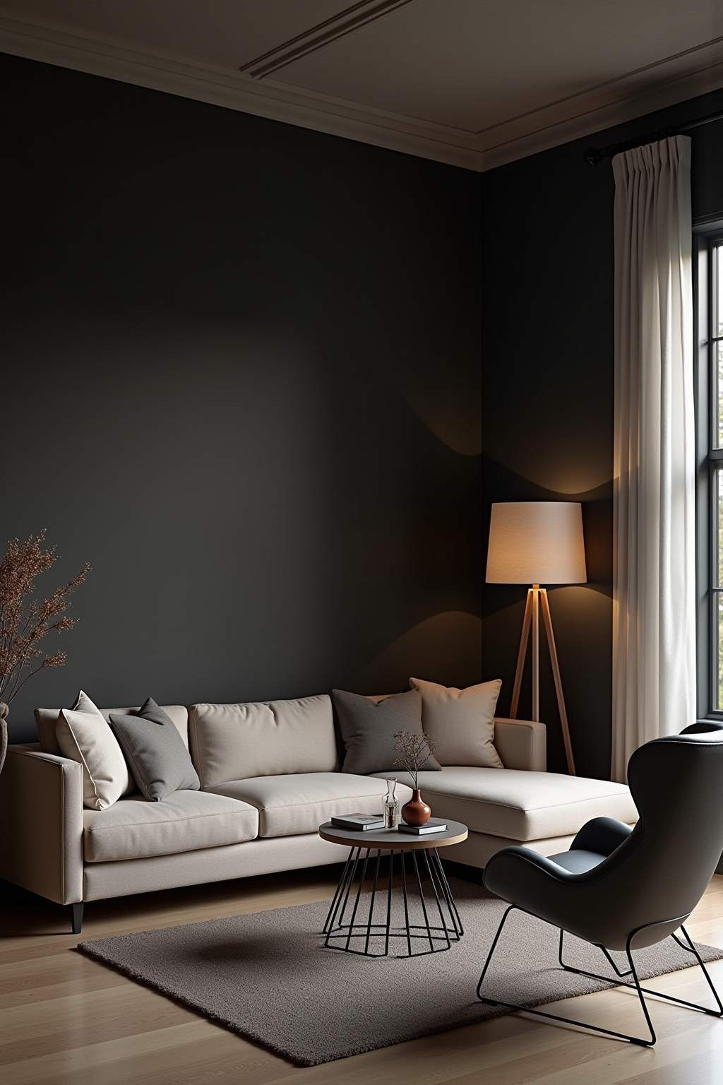 Wohnideen Dunklen Farben