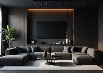 Wohnideen schwarz-Titel