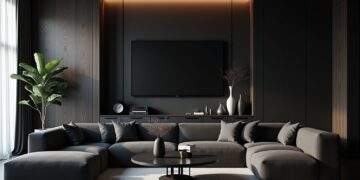 Wohnideen schwarz-Titel