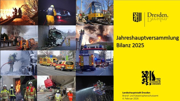 feuerwehr Dresden: Feuerwehr Dresden Bilanz 2025