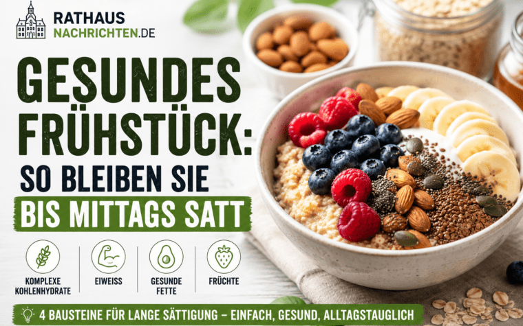 Gesundes Frühstück: So bleiben Sie bis mittags satt
