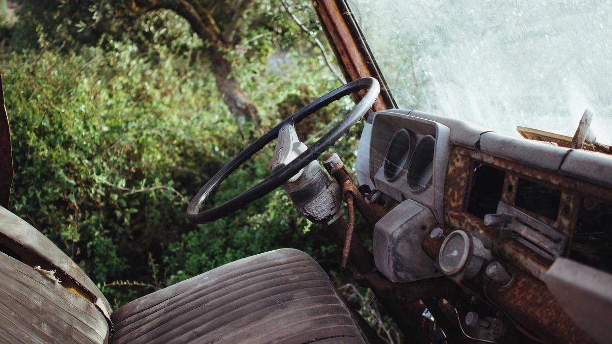 Detailansicht: Autos Bespritzt