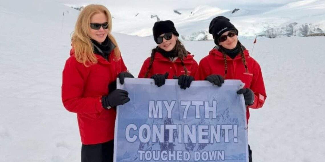 Nicole Kidman: Nicole Kidman: Nicole Kidman zeigt sich vereint mit ihren Töchtern in der Antarktis