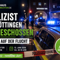 Polizist in Göttingen angeschossen – Täter auf der Flucht